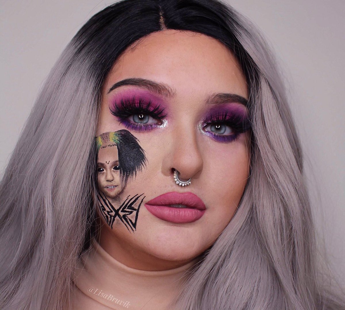 lisasofii's tweet photo. @BEXEYSWAN 
“Who’s your fav rapper?” Me:

Who else is going to the reading festival?! Can’t wait🔥 #makeupart 
#bexey #bexeyswan #mythkilla https://t.co/5h2Q5pq89w