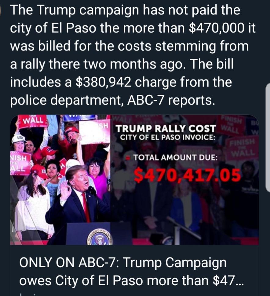 okkie48's tweet photo. #TrumpStiffsEveryone https://t.co/0cFwml3rb2