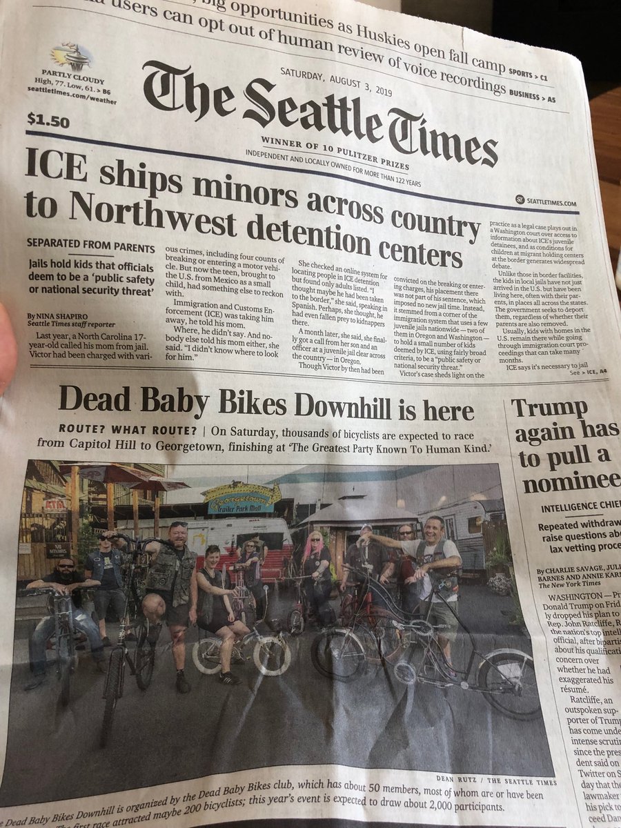 Dead Baby on the front page?! Time to break up.
