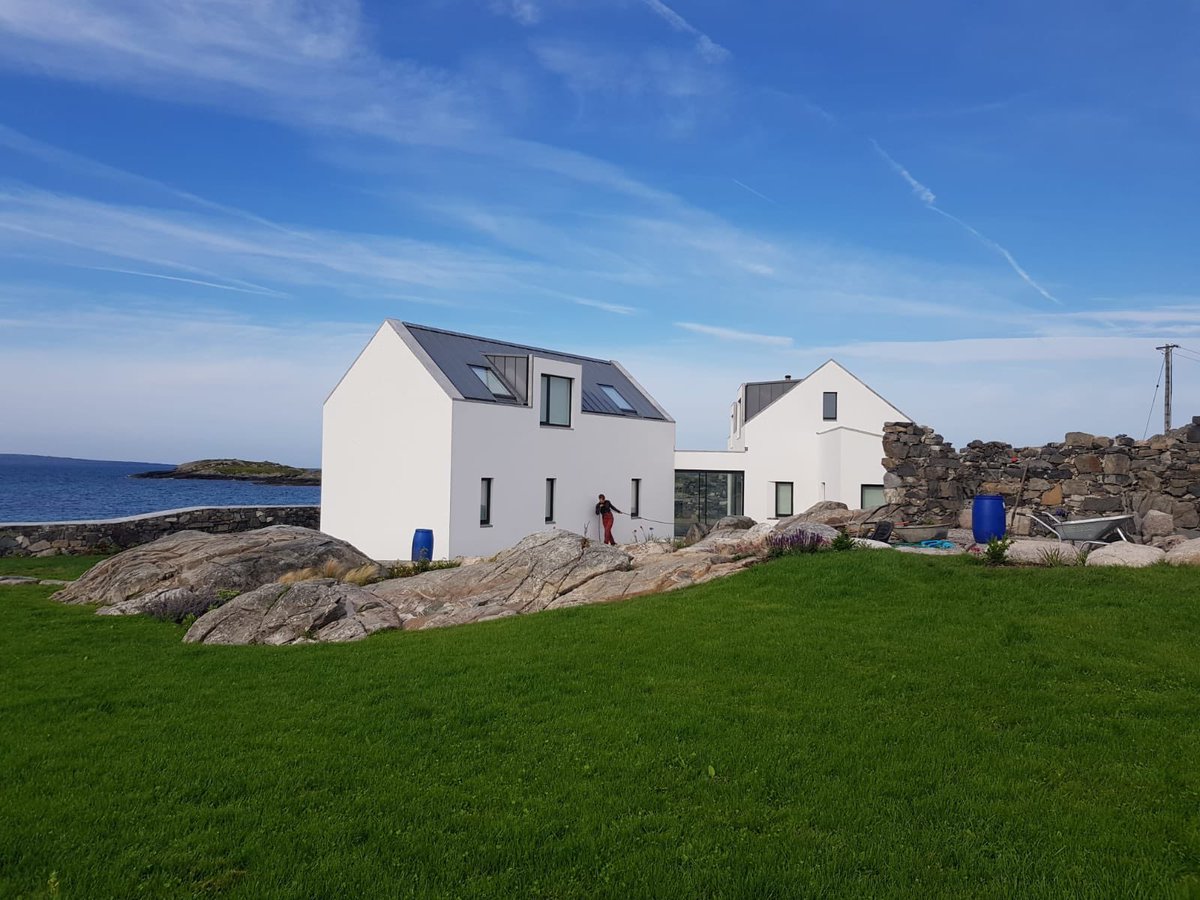 Lovely weather during the week for a site visit to Connemara #landscaping #connemara #WildAtlanticWay