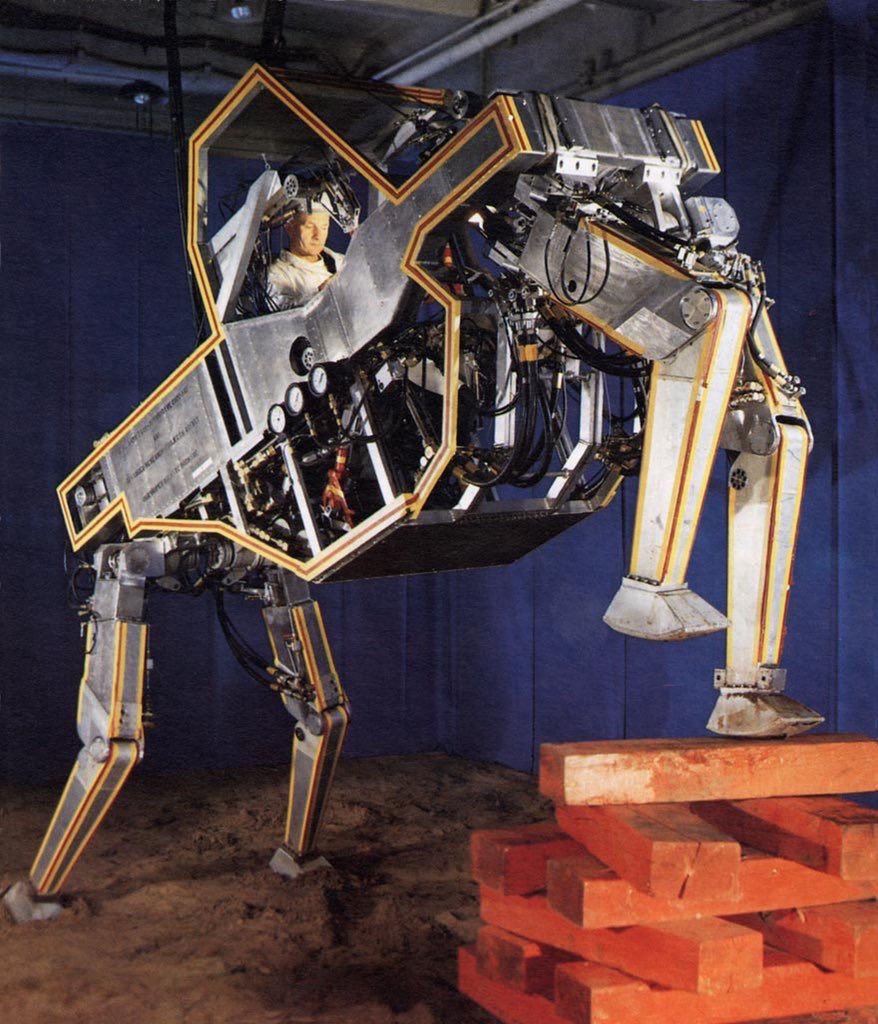 2. Johnston’s two-legged tank evolved into a four-legged one, inspired by a 1968 Syd Mead illustration of a walking truck, General Electric’s 1968 walking truck prototype and the alien invaders of H.G. Wells’s classic sci-fi novel War of the Worlds #StarWars