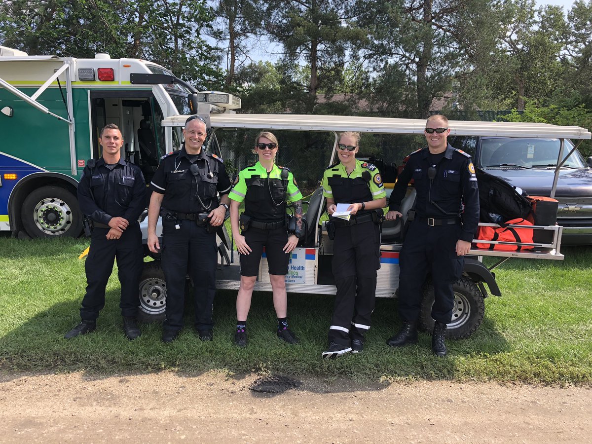 AHS EMS providing medical coverage at Heritage Festival 2019. #yourEMS @g_mcalisterEMS @SpecOpsWiggins <a href="/AlisonKabaroff/">Alison Kabaroff</a>