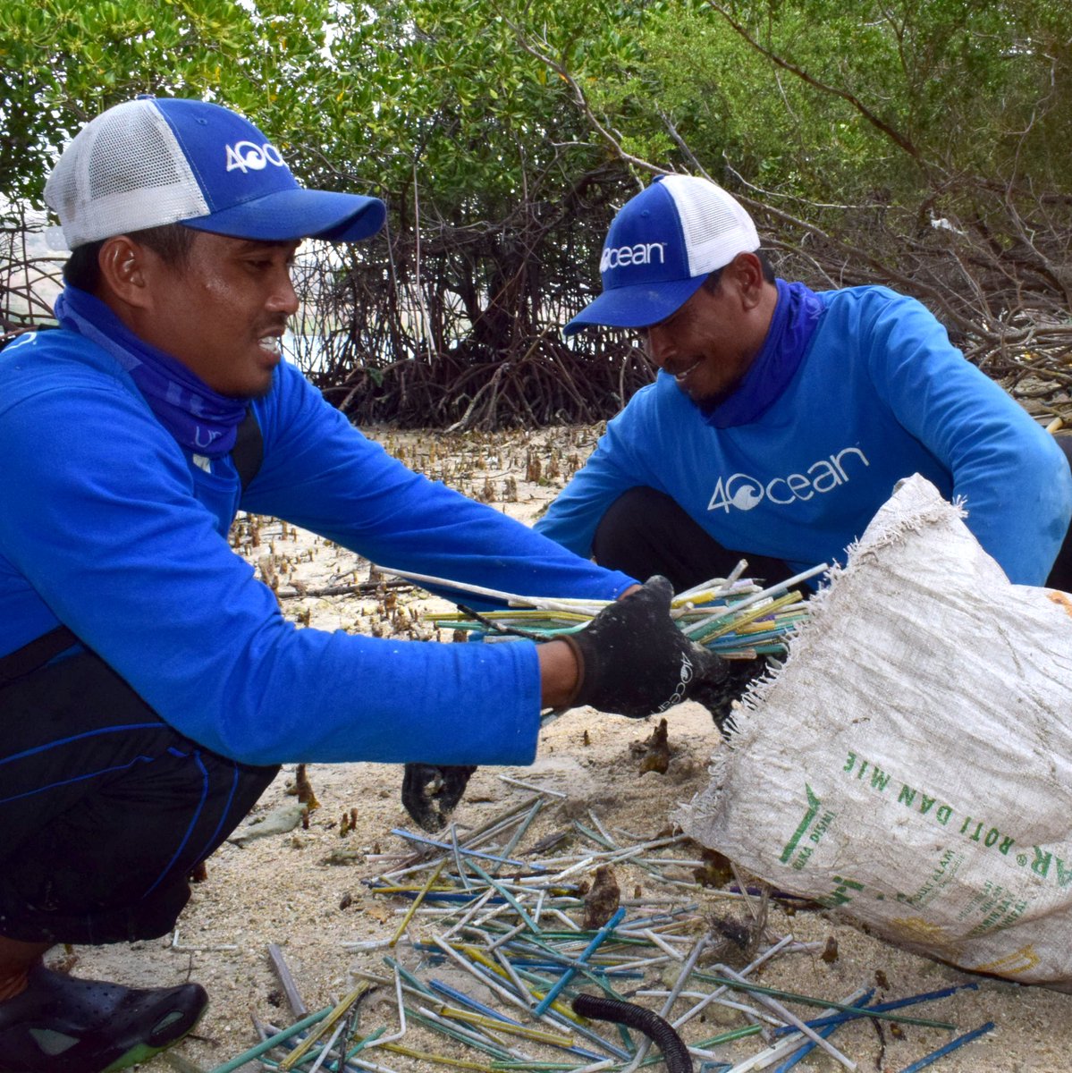 4ocean's tweet image. “It’s just one straw,” said 8 billion people.