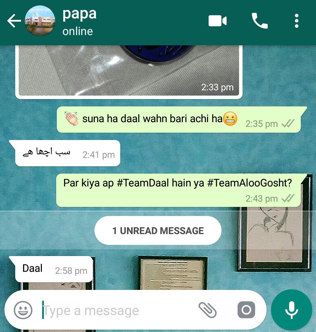 ma__ch96's tweet photo. Well he wanted to play it neutral but one cannot hide the love for Daal!! #TeamDaal #Daalicious 
@fayyazahmad141 https://t.co/d6meUFvYnt