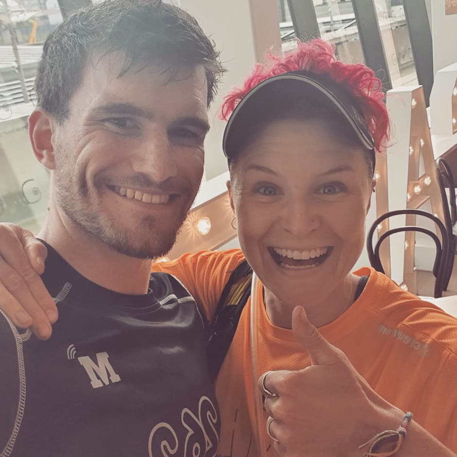 running_breeze's tweet photo. Today I had the absolute privilege to run with the amazing human that is @AnnaMcNuff I joined some other runners and her as she ran 16miles from Newcastle to Durham. Anna is 2 months onto #BarefootBritain Everyone send her positive vibes as she bosses her way down the country! https://t.co/rU0obAoyjr