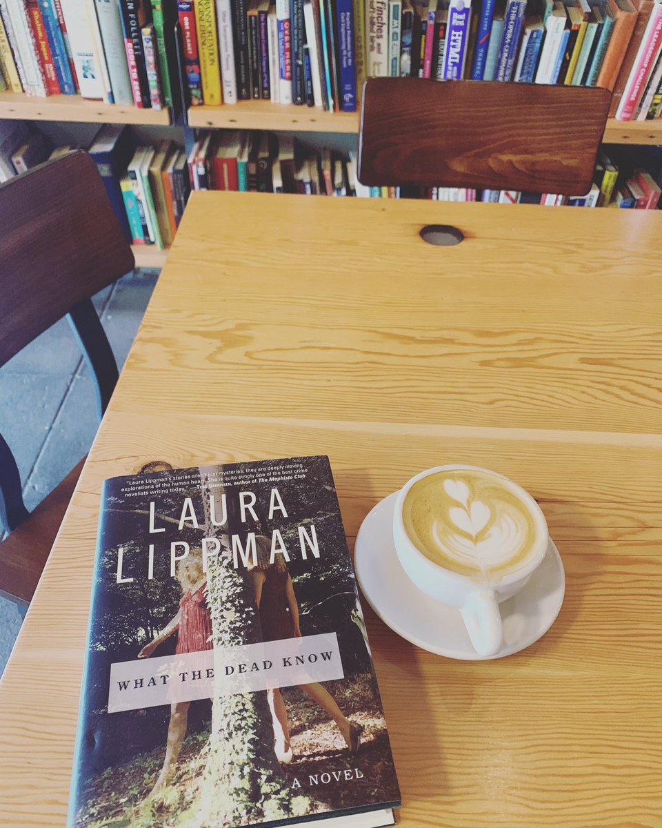 Today’s suggested pairing is What The Dead Know by Laura Lippman and a latte by Roseline Coffee. #wouldyoulikesomethingtoreadwiththat? #thestackscoffeehouse #whatthedeadknow #lauralippman #latte #roselinecoffee #pdxcoffee