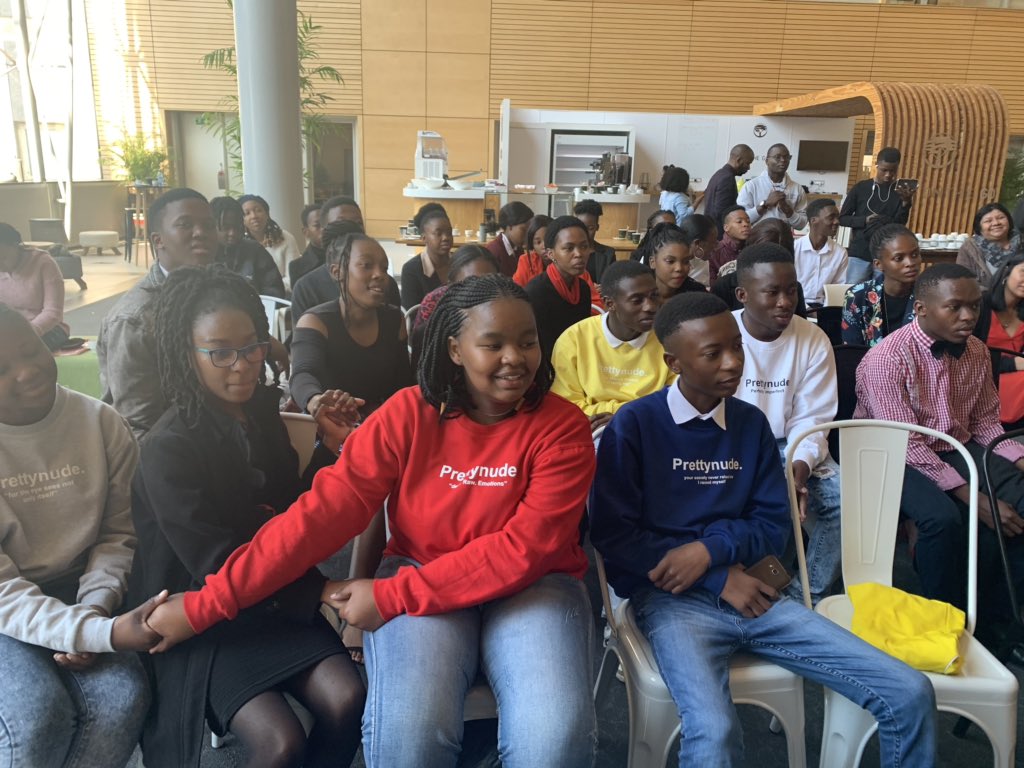 ZwaneSteven's tweet photo. @yledsa hosted the youth entrepreneurship challenge’s business plan pitch session called dug out where the newly formed action learning companies were to raise funds for their production. The #yled2019 #IamAnActivist cohort brought their A game. Congratulations to Simply Synergy https://t.co/DV8nurJA3u