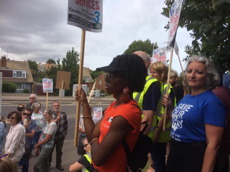 candidatek_'s tweet photo. #MoreUnited on NHS.
The longer the journey the more critical the damage. Support @saveournhskent to keep our hospital; our stroke care and our A&E! #SaveOurNHS #notoclosures https://t.co/JUuqkSsL9C