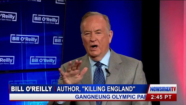 NEWSMAX's tweet photo. Bill O'Reilly breaks down the #DemDebates2 & the left's tactic of branding Trump a racist. See Bill on Newsmax TV's "No Spin News" Tonight 7P ET & Sunday 11A ET Directv349 Xfinity1115 Dish216 Uverse1220 Fios615 Optimum102 Spectrum https://t.co/VlT7z8drtO #newsmaxtv @BillOReilly https://t.co/rjAMjOQQEW