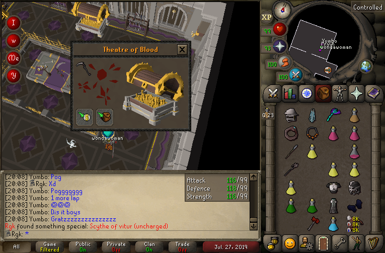 Vanguard_RS's tweet photo. Congratulations to the Winners of our July Showcase:
PvE - Mitch Gate: 99 Slayer and Maxing
PvM - RGK: Ironman Scythe of Vitur
PvP - @VngCody : Craw's Bow/Dinh's Pk https://t.co/BPyJAR58po