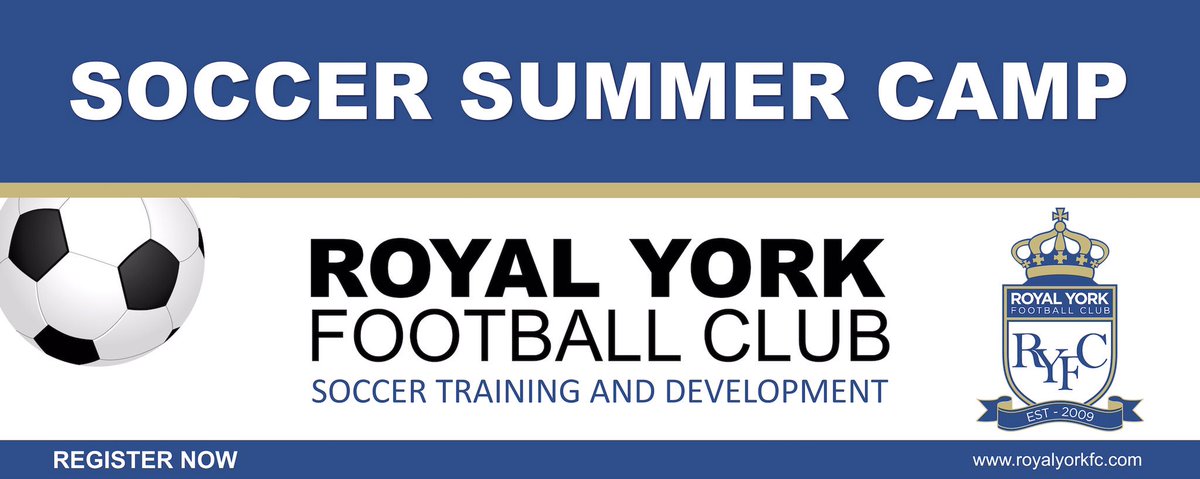 RoyalYorkFC's tweet photo. Plan a perfect soccer adventure for your child. All levels welcome! 
Spots are filling out quickly so don’t wait. Grab your spot today in our August camps.

#ryfc #summercamp #summersoccercamp #etobicoke #thequeensway #thekingsway #mimico #parklawn #etobicokelakeshore #highpark https://t.co/nRcFkA9uQR