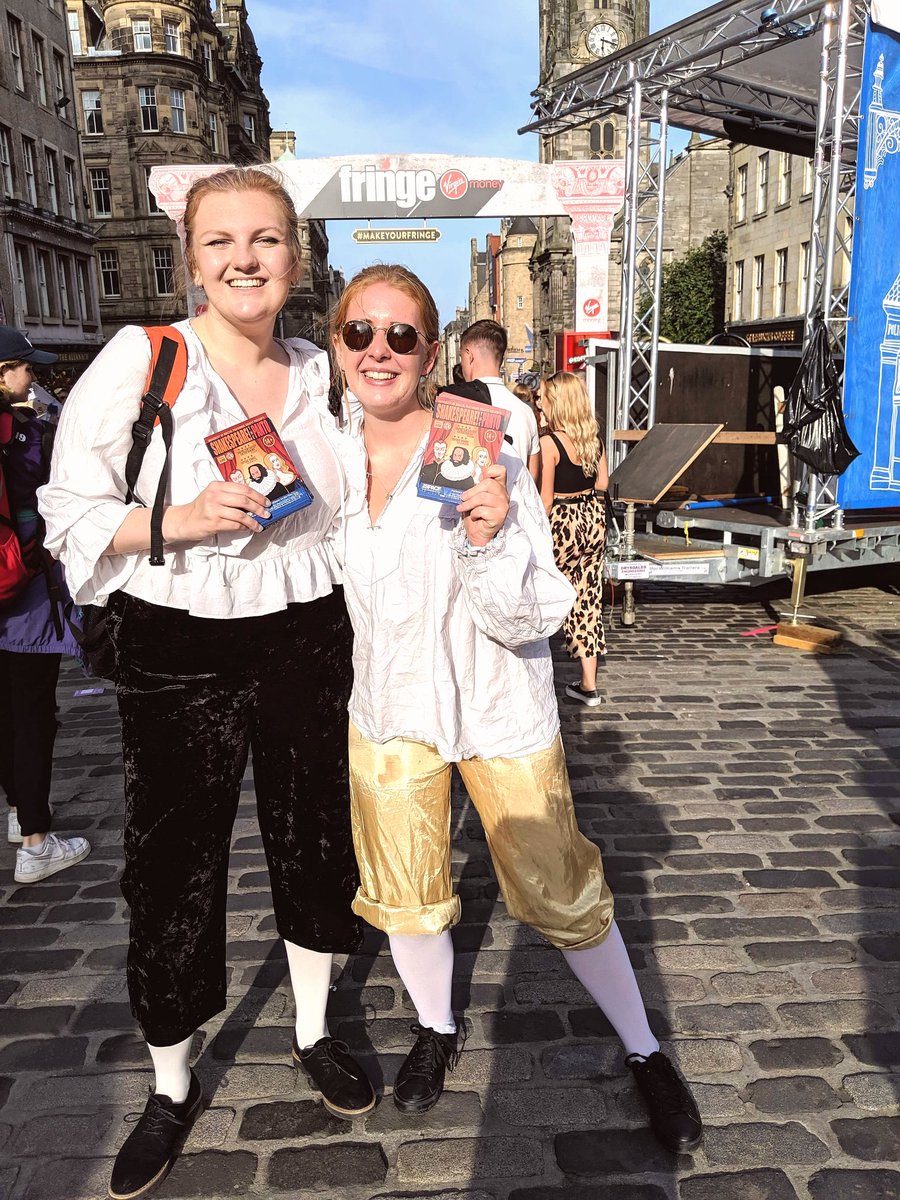 Our wee footsoldiers' hard graft has paid off today as we SOLD OUT tonight! Thanks y'all for coming down. Now, with a day off tomorrow, its time for a *thorough* celebration. #EdFringe #MakeYourFringe