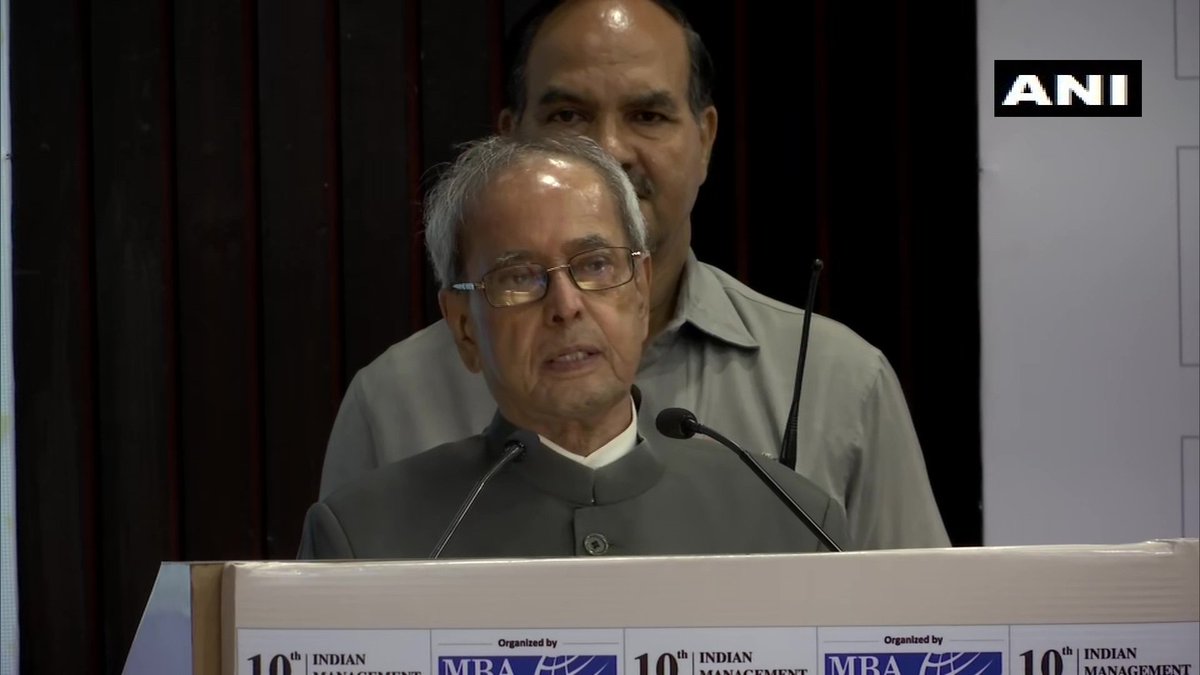 Former President Pranab Mukherjee: India had excellence in education for almost 1800 yrs, in fact we were the leaders. From 600 B.C. to 1200 A.D, till institutions like Takshashila, Nalanda, Vikramshila were destroyed, India was leading in the field of higher education.(03.08.19)