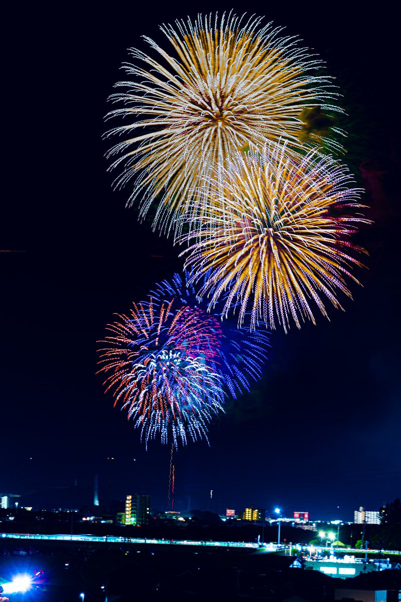 桂文々丸 岡崎の花火を撮影してきました 岡崎城下家康公夏まつり花火大会 乙川と矢作川の2か所にて同時に開催される 花火大会 大小様々な花火 終盤の大花火 綺麗な花火でした ファインダー越しの私の世界 花火 岡崎城