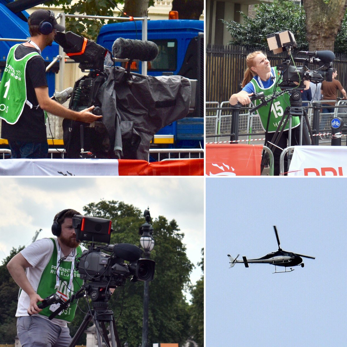 stevechalles's tweet photo. Pics - 3: @Videohouse_be, #Eurolinx and @MediaMotos in action in The Mall and around St James’ Park in London for today’s Prudential #RideLondon Classique Race. @RideLondon #PRLClassique #UCIWWT https://t.co/6Qj3AkedmM