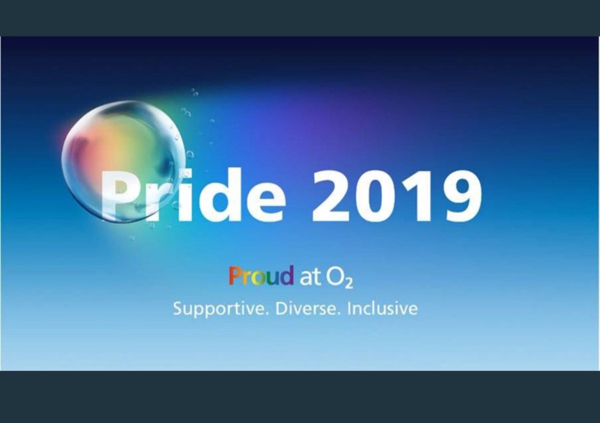 kldownham's tweet image. Sleep as up early to travel to #LeedsPride to march with @O2Careers to show were #proudato2. I'm so happy to work for (as the picture says) a supportive, diverse and inclusive Company.
