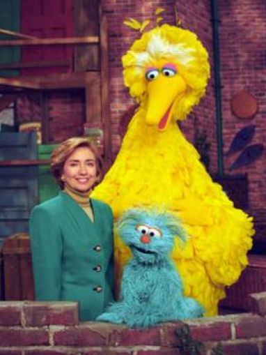 Sesame Street is celebrating 50 years in 2019!! Who was your favorite character when you were growing up watching the show? #sesamestreet #hillaryclinton #childrenstelevision #publictelevision #televisionhistory #museumarchives