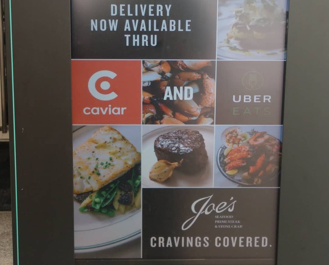 Food_Slinger's tweet photo. I just picked up a @caviar order from Joe's Seafood Prime Steak &amp; Stone Crab. I saw they advertise they use @caviar &amp; @ubereats delivery on their eloctronic sign out front. Very cool!
#caviardriver #caviardelivery #ordercaviar #joessteakandseafood #joessteakandcrab #fooddelivery https://t.co/VUImRBAWuT