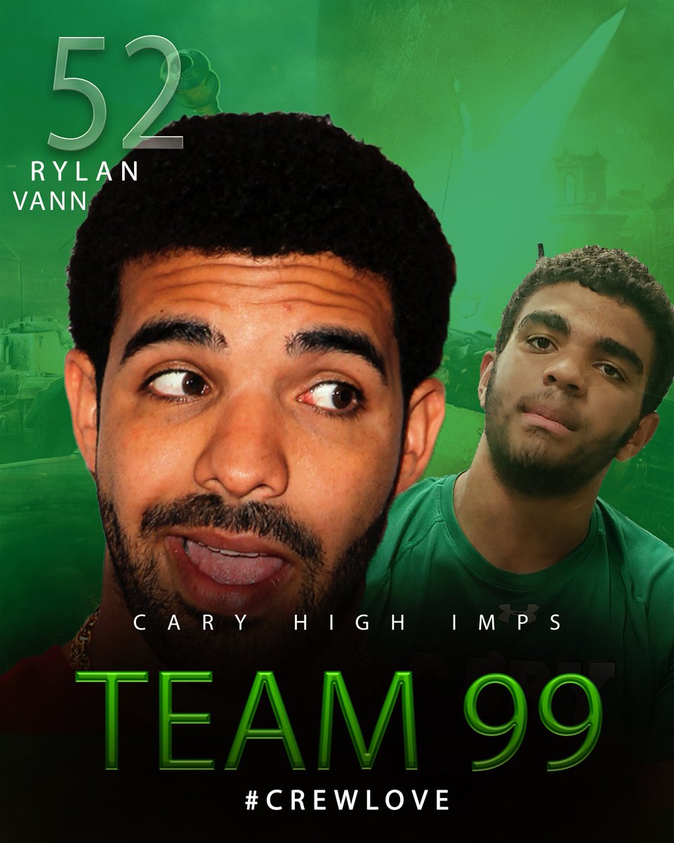 Coach_Calabria's tweet photo. "And really, I think I like who I am becoming"
Meet @CaryImpFootball starting Center @RylanVann #Drake #FAMILY #MiniVann #CrewLove https://t.co/hfZIqEbxgn