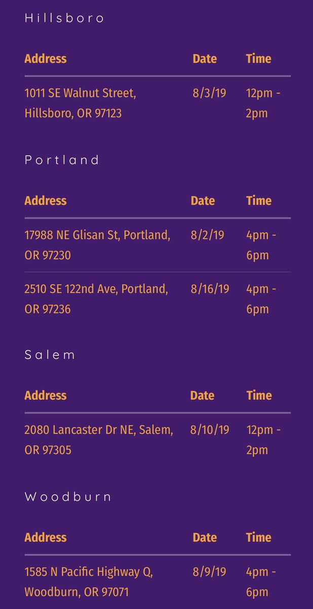 Our back to school community giveback continued today in Hillsboro. Come see us at our next stop in Woodburn. <a href="/KatRangel5/">Kat Rangel</a> <a href="/gracewang22/">grace wang</a> @SanyoAdam @xtinaellis1 #MetroByTMobile #LivePurple #MetroByTMobileCares