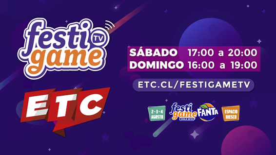 ETCTV_OFICIAL's tweet photo. Sintoniza #FestigameTV ahora en https://t.co/uqEzlVshLp 🎉🎉🎉 Todos los detalles del mayor evento de videojuegos del país @festigame https://t.co/CdqcBKmB5V
