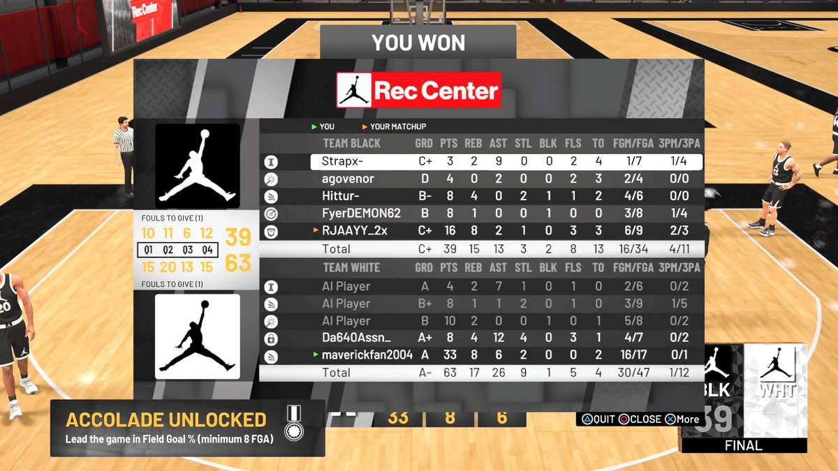 Won with just two for the whole game! #NBA2K19 #2Kfreeagent #2kproam @2KCrewfinder #PS4share