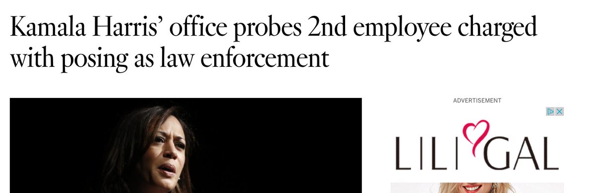  #NoKamalaDidNot have two employees who joined this bizarre cult of the templar and pretended to be police officers. https://www.latimes.com/local/lanow/la-me-ln-aide-harris-accused-rogue-police-force-20150505-story.html