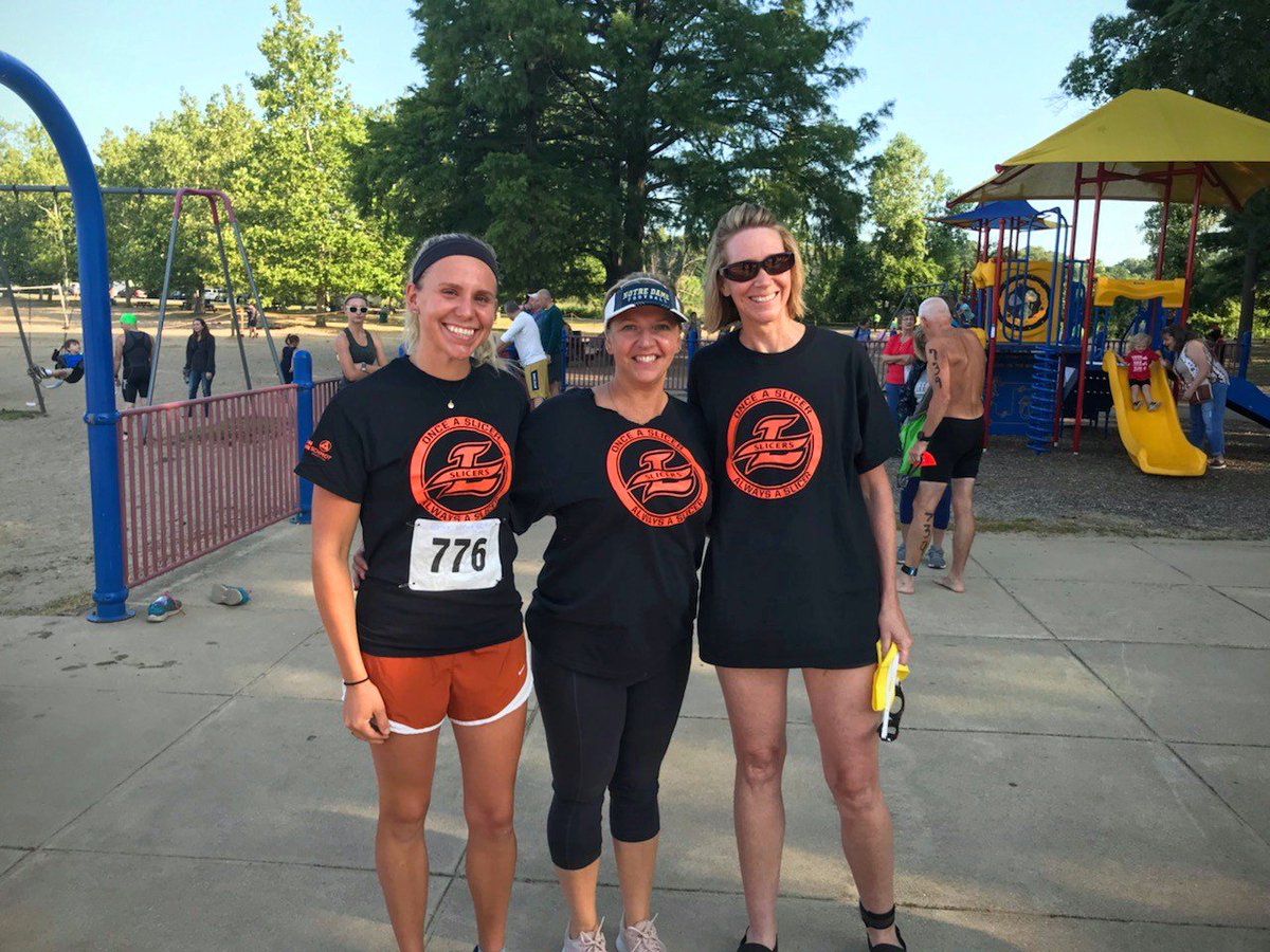 bctuholski's tweet photo. I got to compete in the La Porte County YMCA 40th Annual Triathlon today with these awesome ladies!!! It was a first for all of us! Team #LPCSC finished strong with a time of 1:39:09! 🏊🏻♀️🚴🏼♀️🏃🏼♀️ #OnceaSlicerAlwaysaSlicer https://t.co/p1bE9v92TO