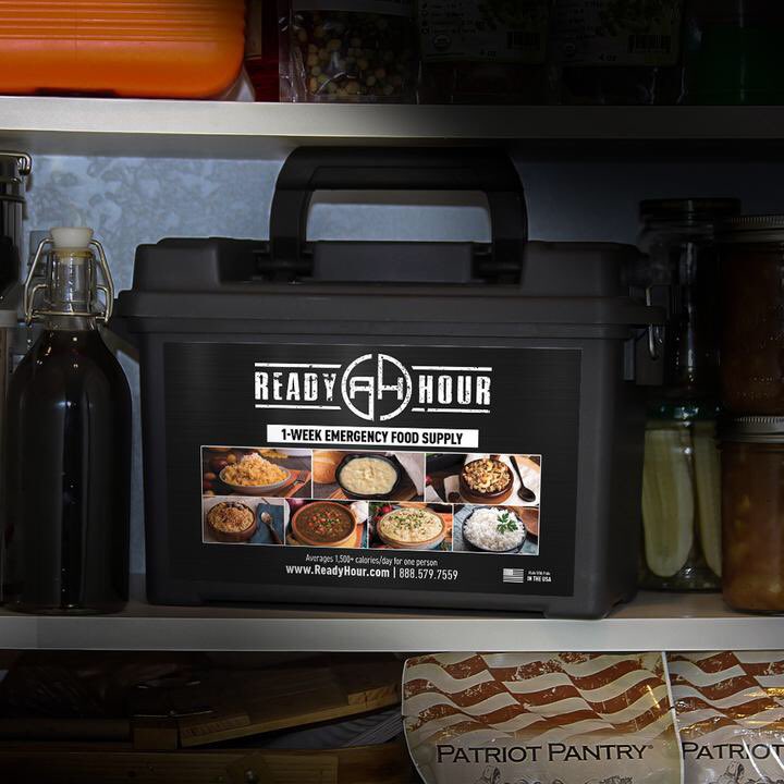 MyPatriotSupply's tweet photo. Ready Hour One Week Kit provides one person with 7 days of food at 2,000+ calories a day.

https://t.co/vTTkMZKOIb https://t.co/5YasqR175S