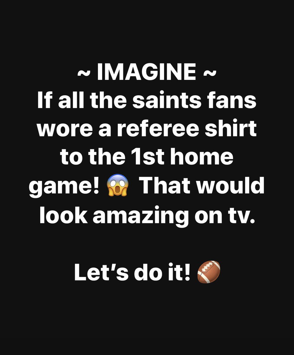bridget6860's tweet photo. Saw this on Facebook today 😂 this would be pretty great for the first regular season home game @camjordan94  @drewbrees  @A_kamara6  @Cantguardmike  @thomasmorstead @wil_lutz5 https://t.co/exNRRERNmN