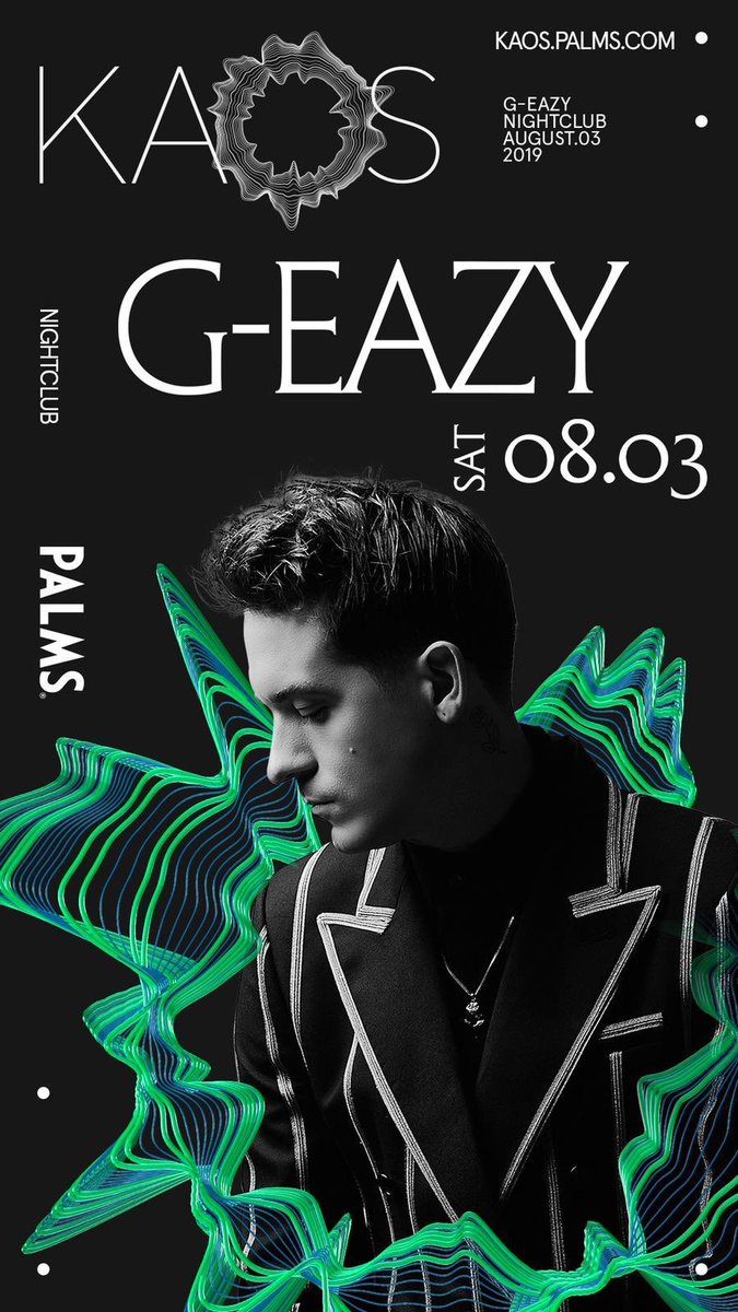 Tonight!!! @KaosVegas #createkaos  <a href="/G_Eazy/">G-Eazy</a> <a href="/Palms/">Palms Casino Resort</a> #LasVegas #nightlife #bottleservice