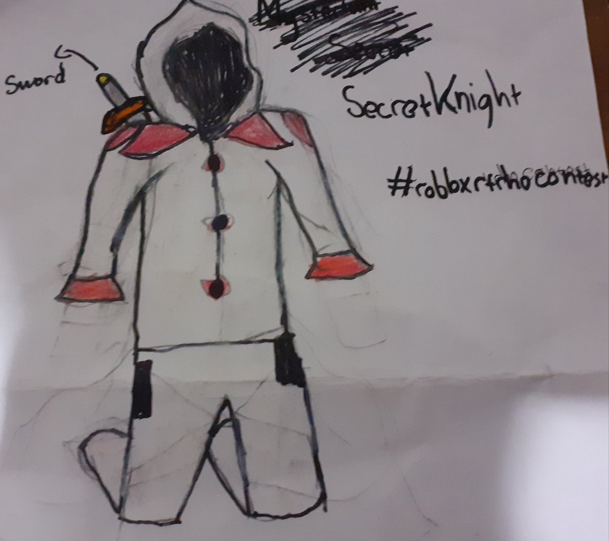 Siti43639156's tweet image. Secret Knight #RobloxRthroContest pls like