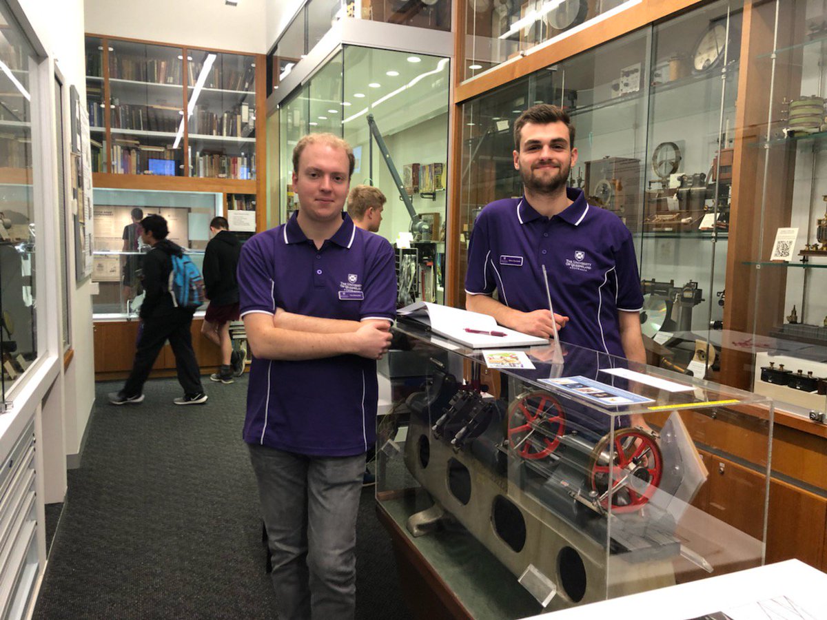 Matthew Davis (@mattdavisnz) on Twitter photo FLEET members showing guests around the UQ Physics Museuem at UQ Open Day. <a href="/FLEETCentre/">FLEET Centre</a> <a href="/UQscience/">UQ Science</a> <a href="/UQ_SMP/">SMP@UQ</a> FLEET members showing guests around the UQ Physics Museuem at UQ Open Day. <a href="/FLEETCentre/">FLEET Centre</a> <a href="/UQscience/">UQ Science</a> <a href="/UQ_SMP/">SMP@UQ</a>