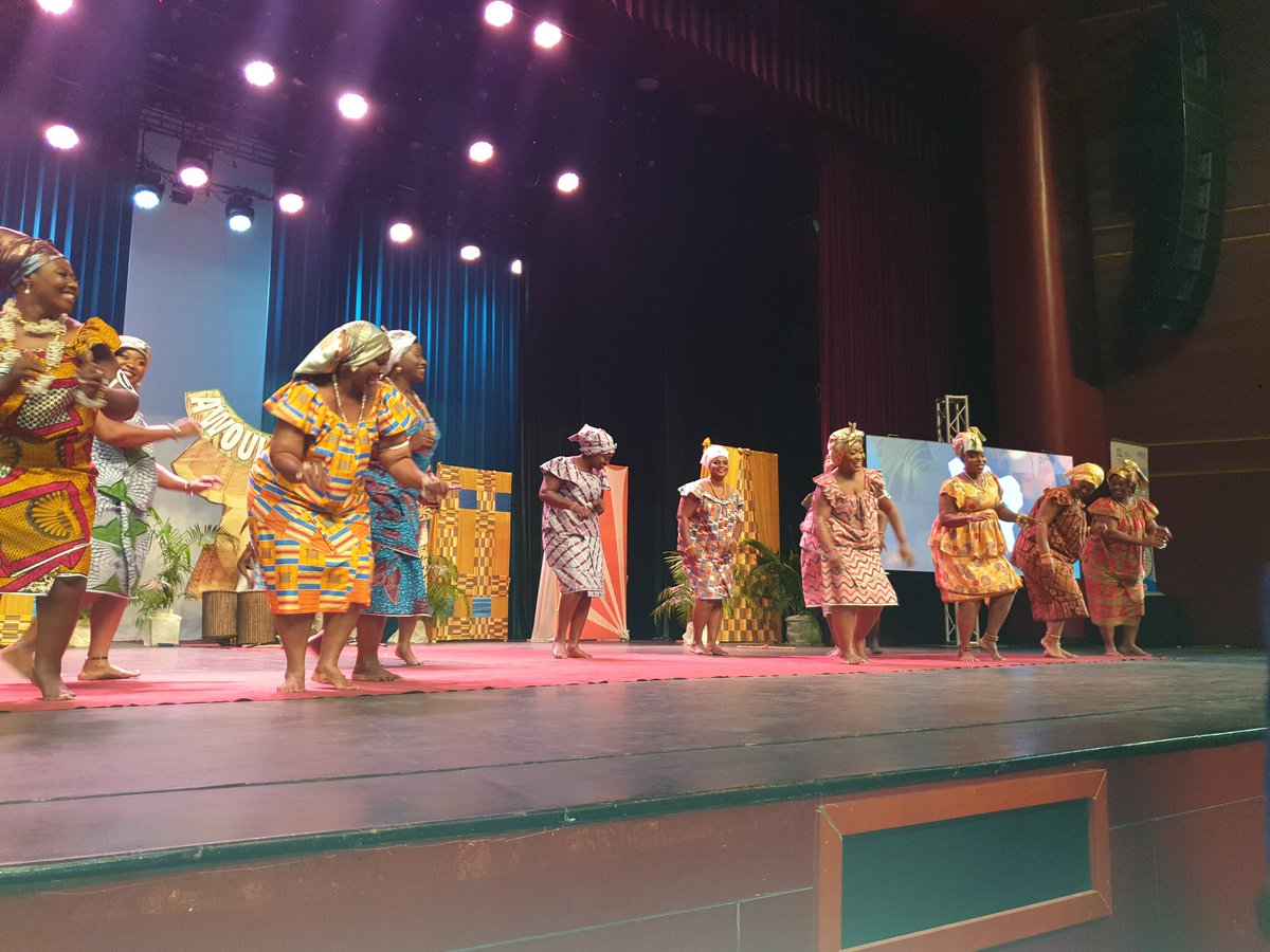 NitzanArny's tweet photo. Congratulations Miss Cote d'Ivoire #Awoulaba 2019! celebration of Ivorian tradition & culture. 15 candidates from across the country 🇨🇮 but only one winner who got the grand prize- a visit to #Israel 🇮🇱 https://t.co/nq14T1ATWb