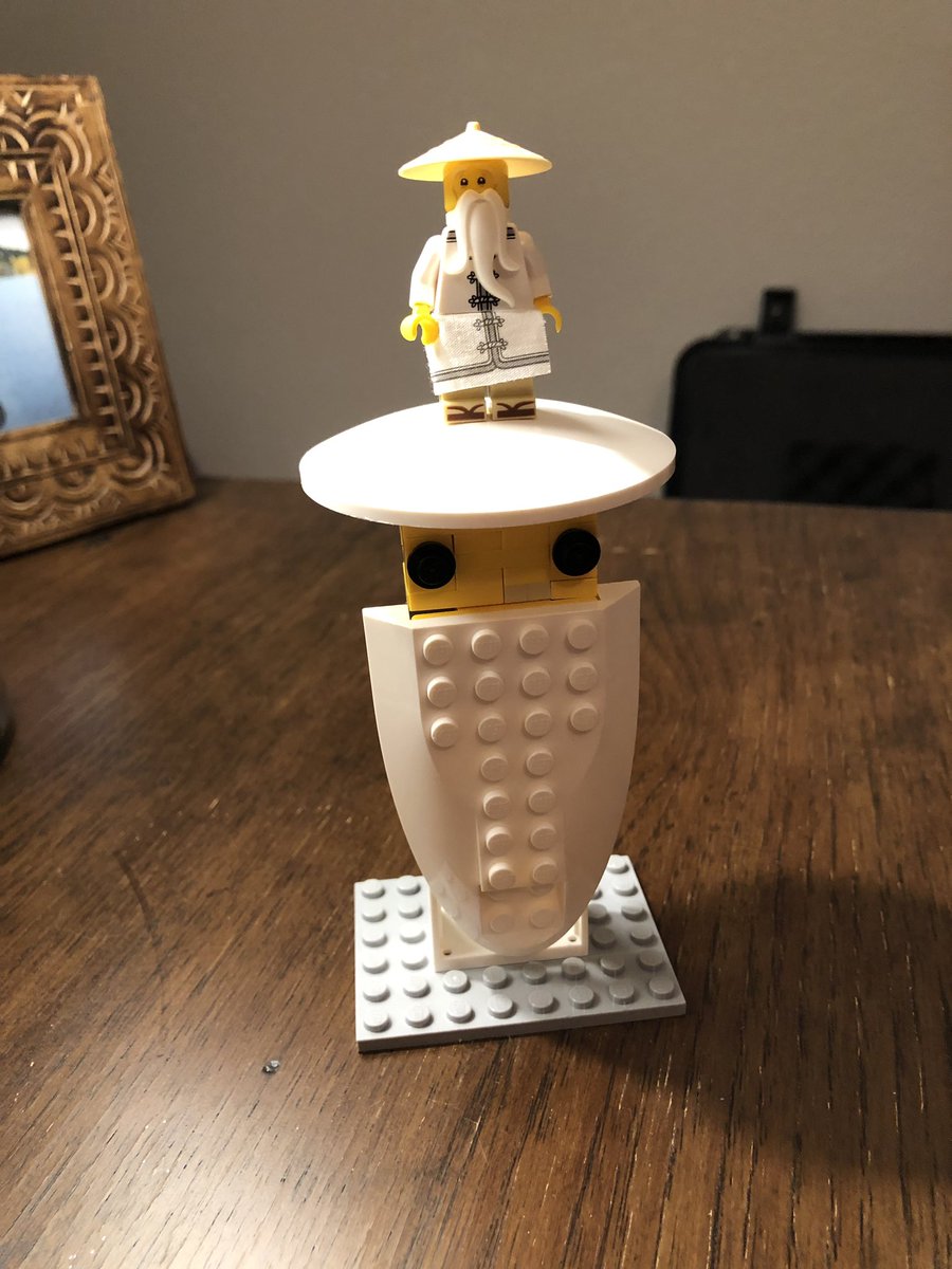 Hey <a href="/LEGO_Group/">LEGO</a>!  Thank you for inspiring creativity in our 8-year-old!  Master Wu has joined us in the living room!