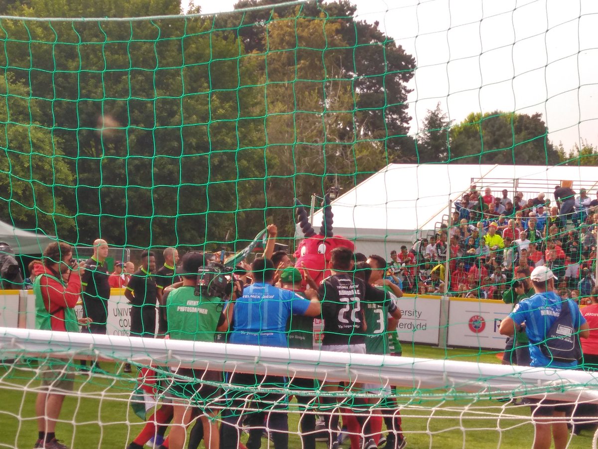 rodwyre's tweet photo. Homeless World Cup 2019 Men's Final. Mexico 5 v Chile 1. Congratulations to all involved!
#HomelessWorldCup
#Cardiff2019HWC 
#MoreThanAGame #MwyNaGem
#MichaelSheen
#MelYoung https://t.co/KqErhLWxgT