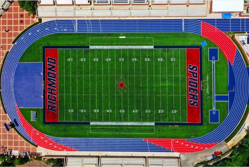 RichmondXCTF's tweet image. The first run on the Fred Hardy Track! Thanks to @beynonsports for #makingfastlookgood
#goSpiders #spidersxctf #onerichmond #rva #trackandfield