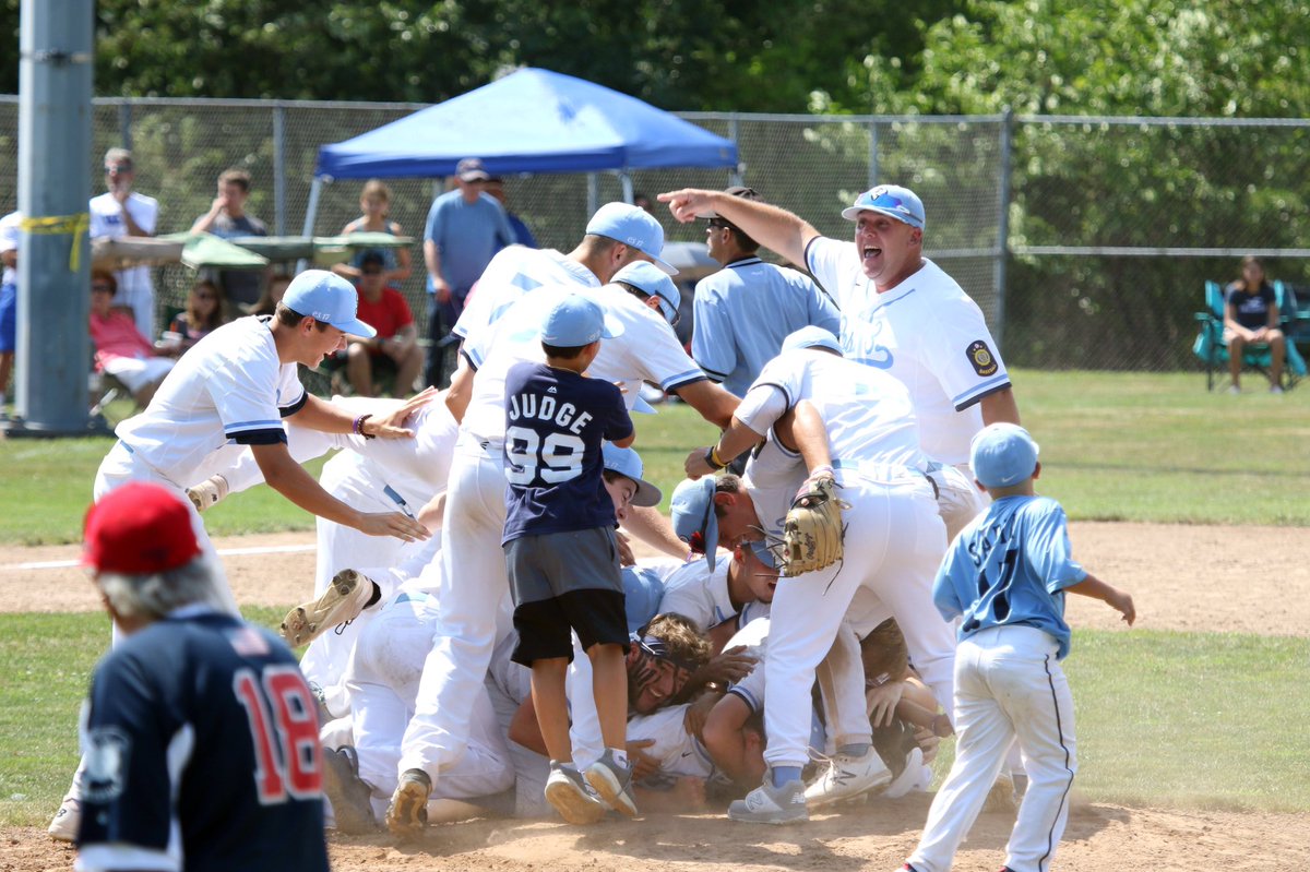 Stamford_Legion's tweet photo. 2019 CT American Legion Baseball State Champions! 

Another dominant pitching performance from Grant Purpura and an RBI single in the top of the 7th from TJ Wainwright gives Stamford the 1-0 win to take home the 🏆 

#ctalbb #ctbase #CS17 #RoadToShelby https://t.co/m80sDeNpFH