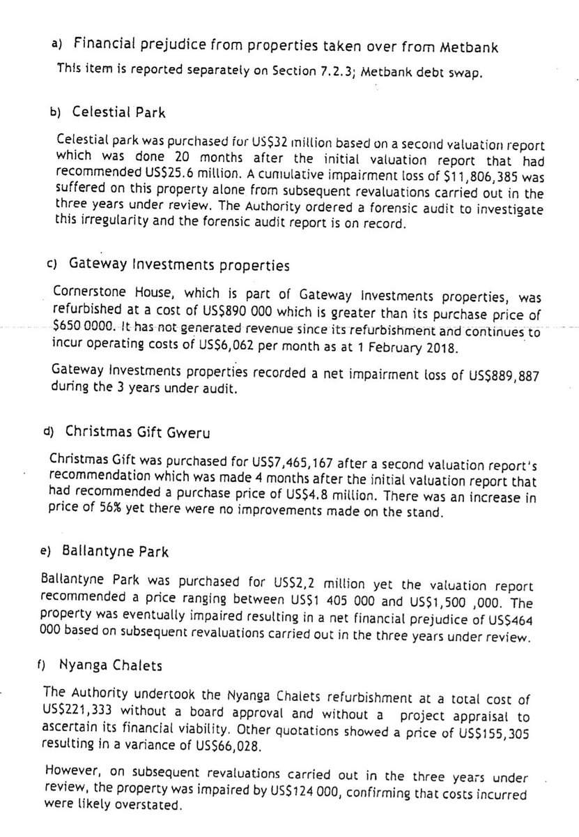 OpenParlyZw's tweet photo. #NssaGate: Financial prejudice that @nssazw suffers from properties taken over from Metbank @GoZim2018 @ZACConline @MunyaBloggo @business @HeraldZimbabwe https://t.co/jOgTNKDqBS