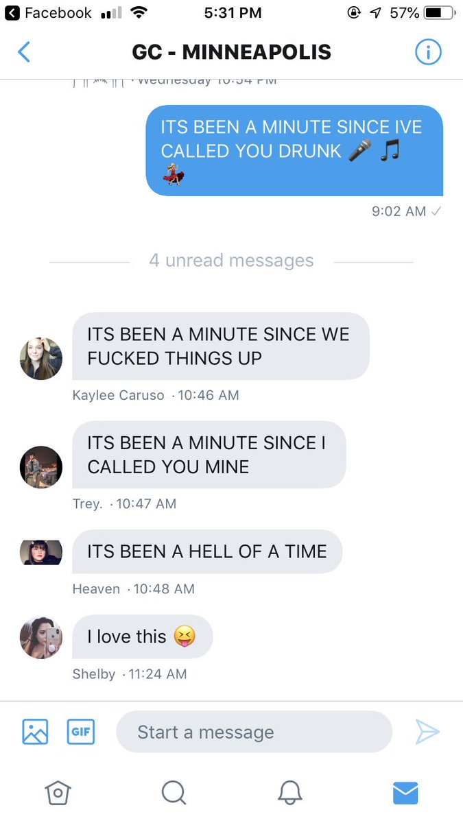 DammarHaley's tweet photo. @HoodieAllen I think its safe to say our gc loves your song. We’re having a hell of a time 😏 https://t.co/F2vLtAAwm9