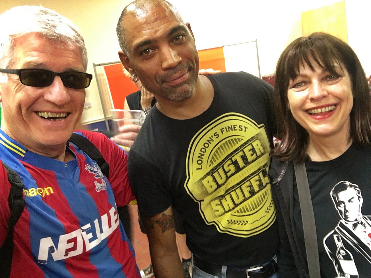 Gaye Advert and meself congratulate <a href="/giuda/">GIUDA</a>’s Tenda after a glam-tastic Empress Ballroom <a href="/RebellionFest/">Team Rebellion</a> set.

@damnedtwits play the same stage tomorrow at 10.55pm