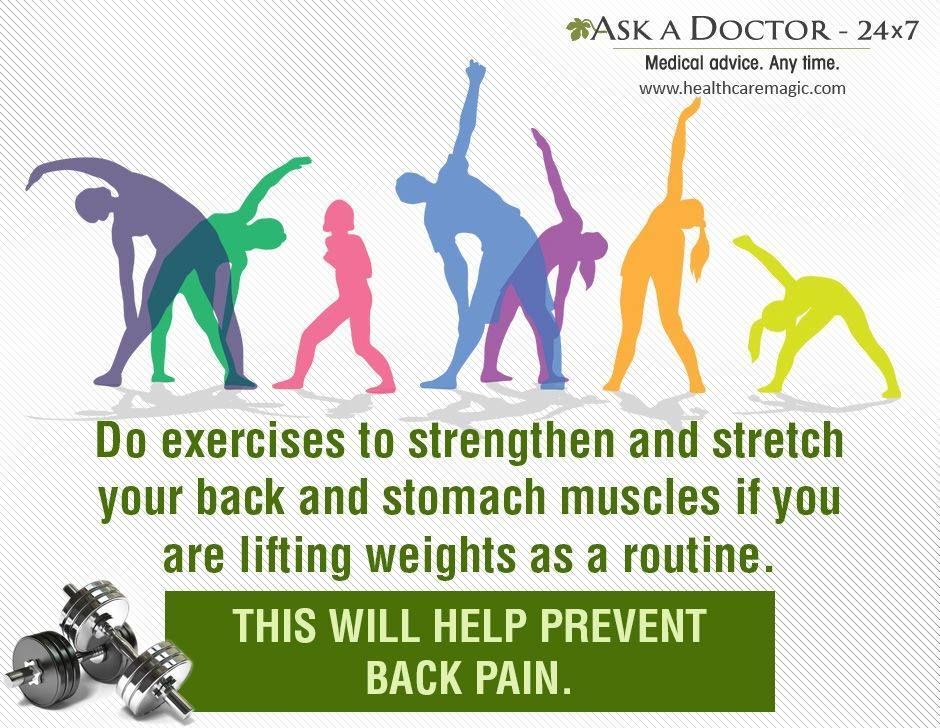 DailyHealthTips's tweet photo. Largest Health Q&amp;A site. 
Ask a Doctor Online at 
https://t.co/kQBzB69Ql9 

#backpain #exerciseforbackpain #exercise #AskADoctor #DailyHealthTips #HealthcareMagic https://t.co/Nh7RswEGH0