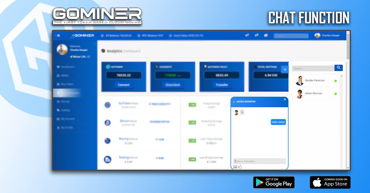 Gominer_Company's tweet photo. Dashboard Preview

Be a part of one of the largest growing crypto mining community.

Earn and Learn from other user.
Connect with millions of people.
Create limitless opportunities.

#bitcoin #cloudmining #cryptocurrency #onlineincome #etherium #dash #gominer #mobileapps https://t.co/adrZCekRdV