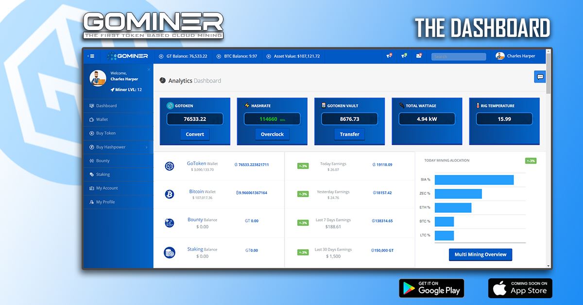 Gominer_Company's tweet photo. Dashboard Preview

Be a part of one of the largest growing crypto mining community.

Earn and Learn from other user.
Connect with millions of people.
Create limitless opportunities.

#bitcoin #cloudmining #cryptocurrency #onlineincome #etherium #dash #gominer #mobileapps https://t.co/adrZCekRdV
