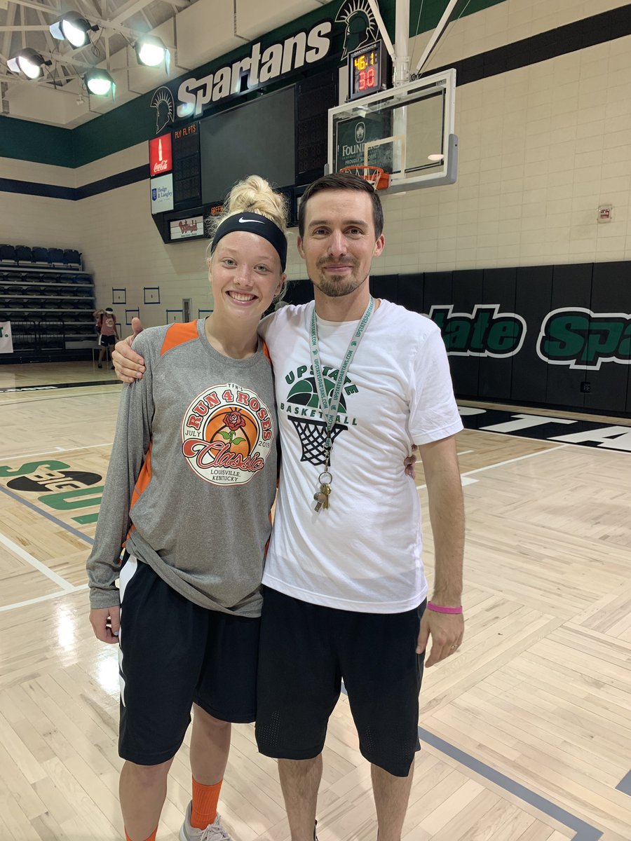 kassidykenny23's tweet photo. Had a great time at the USC Upstate elite camp today! Good to be back without a cast! Looking forward to catching a game this season! 🏀 https://t.co/GJnZBkhFuC
