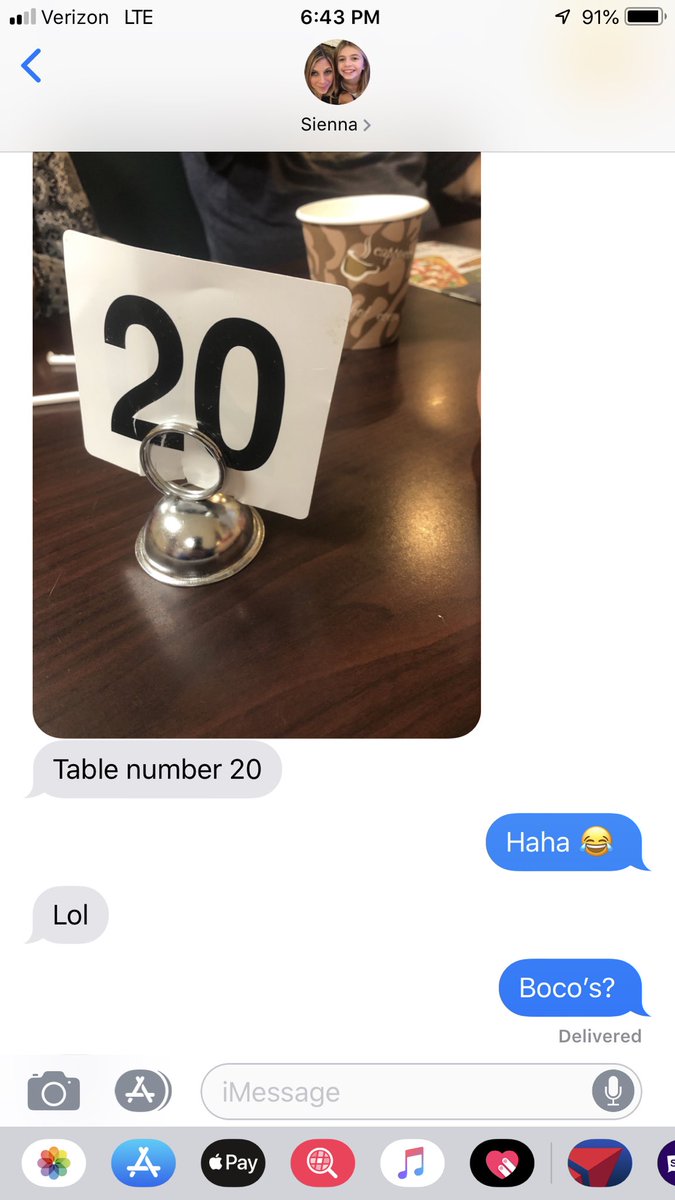 jerseygolden's tweet photo. Gets better ๐ Sienna is at dinner #table20 ๐ซ๐๐ผ๐๐ https://t.co/Y6qBwcWn3e