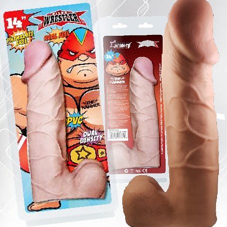 CelebrityKnight's tweet image. COMING SOON 'The Hammer'.
The Hammer will have anyone on the ropes. At 14" this dual density monster is competitively priced, looks great and feels incredible.
#dildo #dong #adult #sextoys #CelebrityKnights