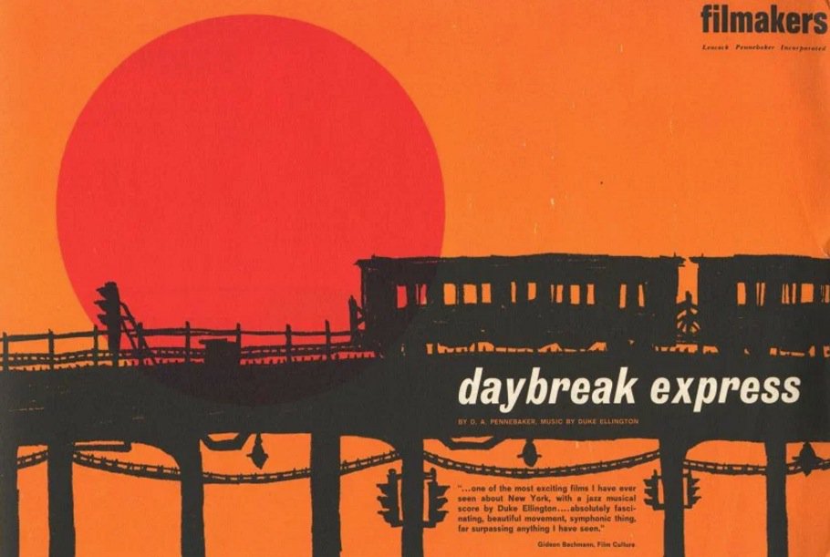 Tony Stella Beautiful Poster For Daybreak Express 1953 By Dapennebaker Dukeellington Nyc