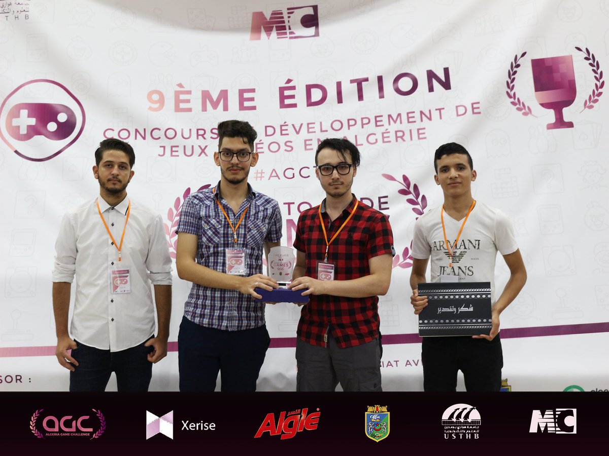JanaGamesStudio's tweet photo. Jana Games Studios project Unconscious wins the 3rd Place at the Algeria Game Challenge 9th Edition!

#JanaGames #Unconscious #AGC9 #MicroClub #USTHB #Xerise #WilayaAlger #Aigle #GameDev #IndieGames #Awards https://t.co/aOUQvvCAn7
