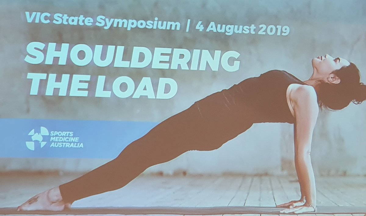Moore_Physio's tweet photo. Back with Sports Medicine Australia to focus on the shoulder!
#moorephysio #physiotherapy #physio #clinicalpilates #choosephysio #vicsma19 #sma #professionaldevelopment #shoulder https://t.co/uSbUZEer3x